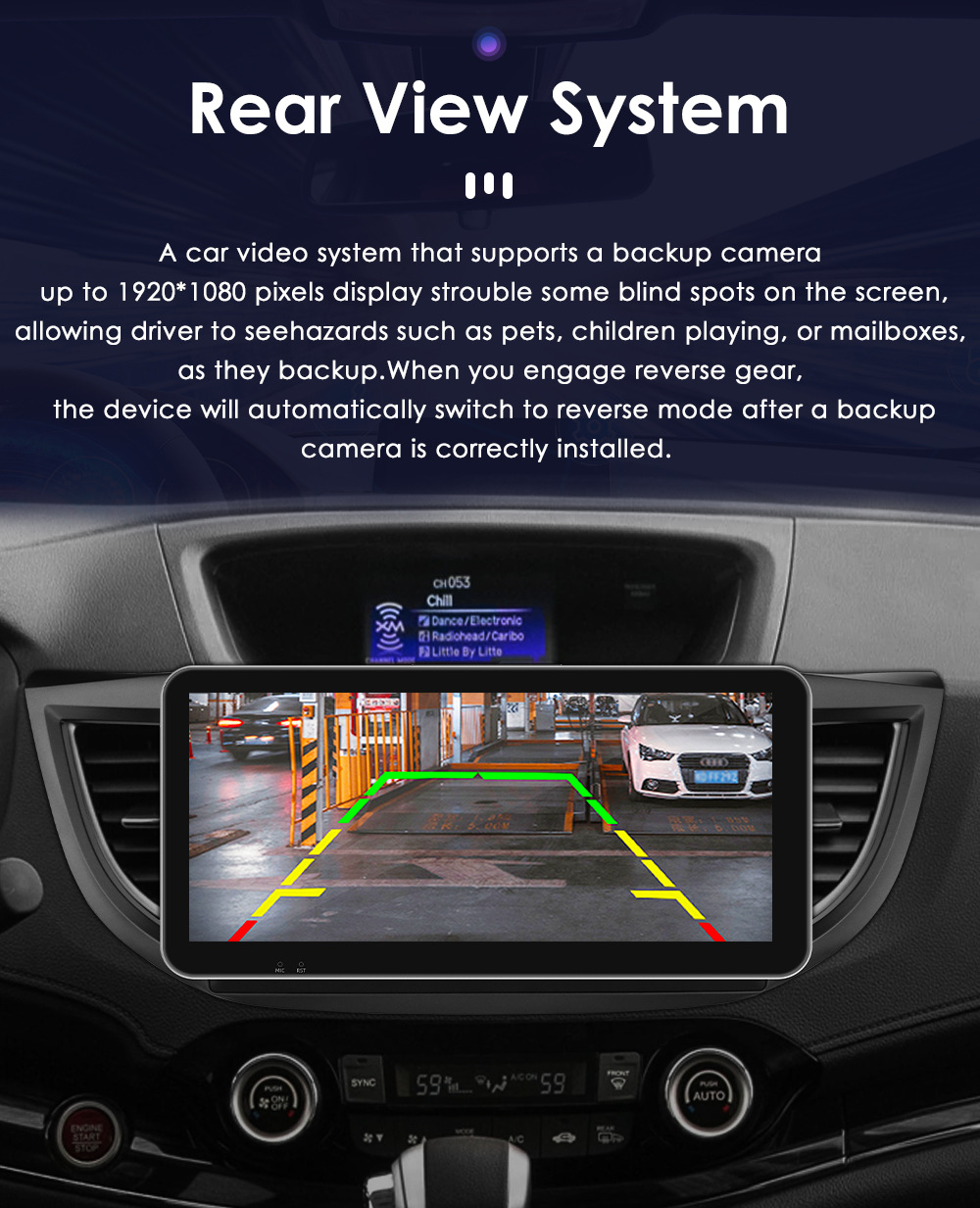 10.33 inch Android navigator GPS is suitable for 12-16 Honda CRV car MP5 player all-in-one machine