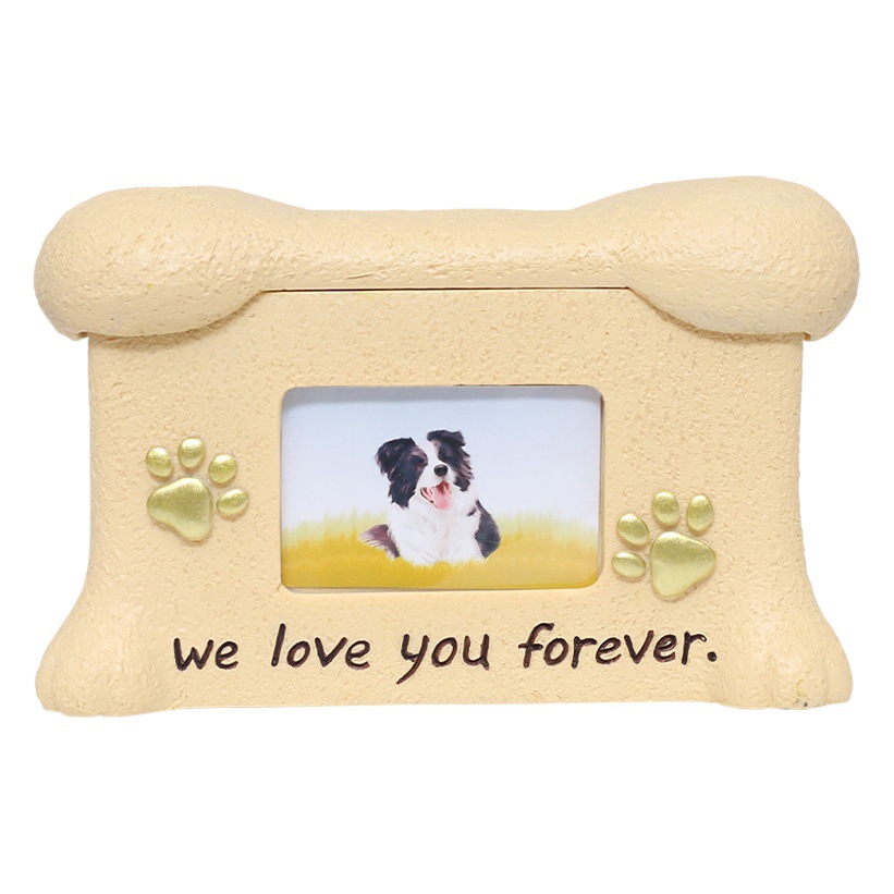 En stock resina mascota cinerario ataúd cachorro gato Memorial caja perro gatito Ángel cremación ataúd cinerario ataúd