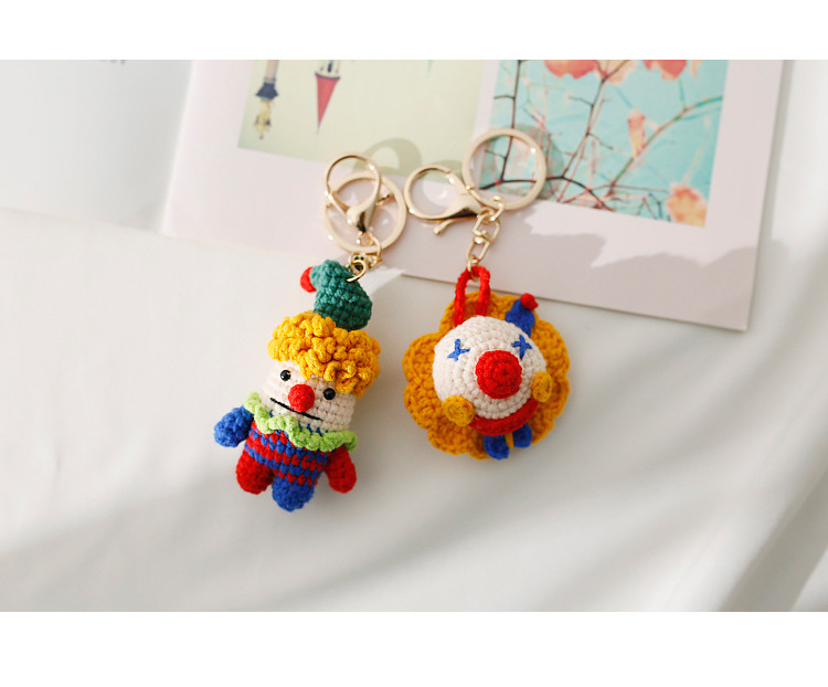 20g Weight Lobster Trigger Clasp Closure Clasp Closure Type Keychain Classification 1 Piece Quantity Holiday, Daily Occasion 1 Piece Cute Clown Cotton Unisex Lobster Trigger Clasp Closure Keychain