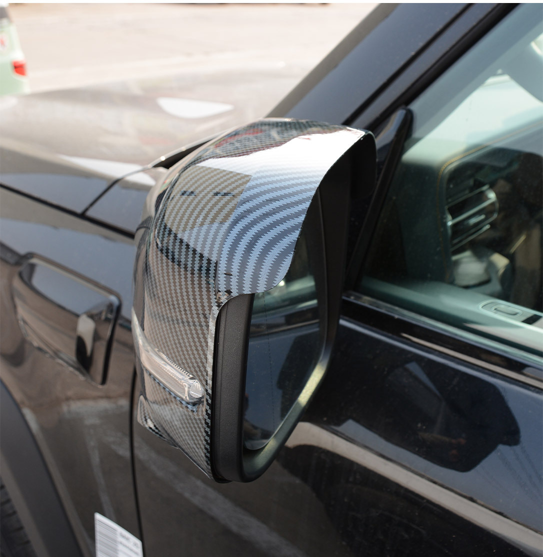 24-26 Models Beijing Bj40E Extended-Range Version Rearview Mirror Cover Modification, Mirror Cover Rain Eyebrow Decorative Parts, Protective Shell