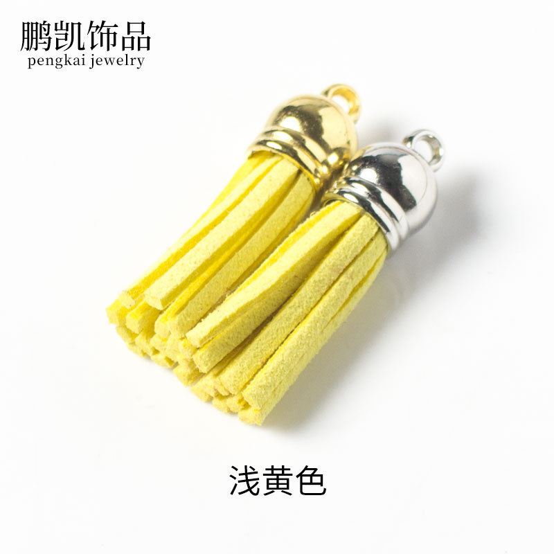 10個3cm韓国絨毯フリンジアクセサリーペンダント小流蘇穂子diy手作りアクセサリーメッキ吊穂22色|undefined
