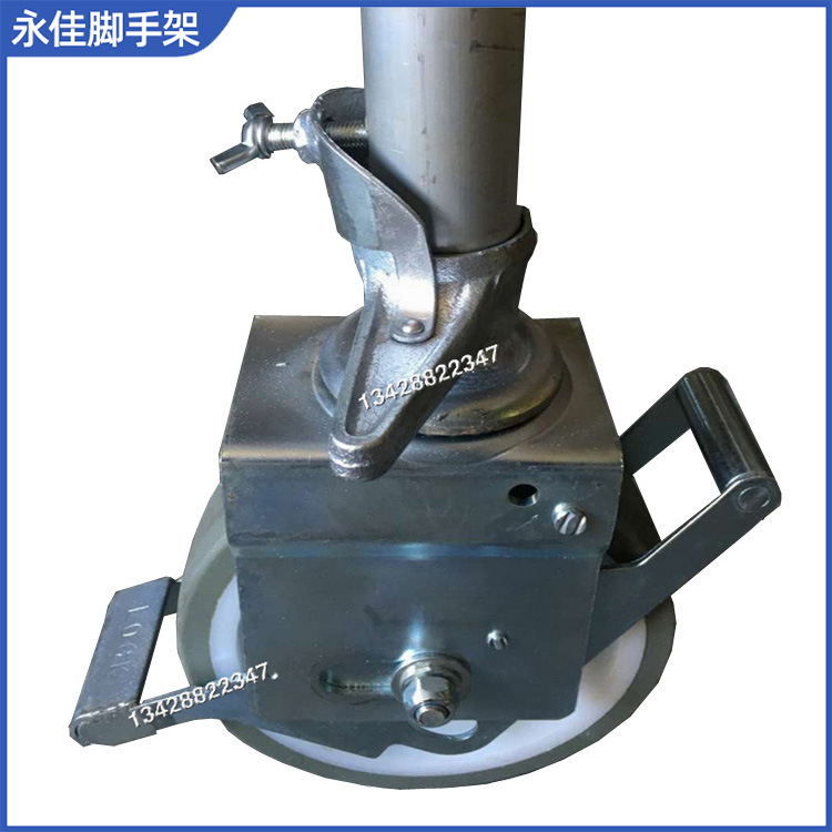 圆盘式铝合金脚手架 双宽70度斜爬梯 全铝材质可悬伸搭建作业