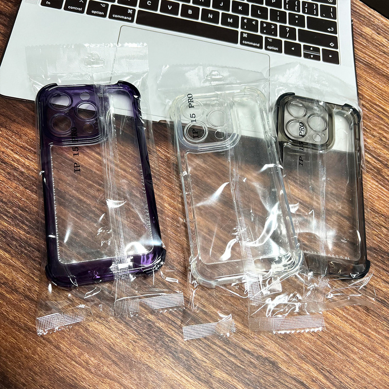 iPhone17 携帯電話ケースに適した四隅エアバッグ Apple 16Pro アクリル落下防止 13/14 スペースケース卸売|undefined