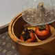 Rosewood Everything's Good for Persimmon Handheld Piece for Wen Play Keychain Ornaments Gift Ornaments Decorations Pendant Keychain