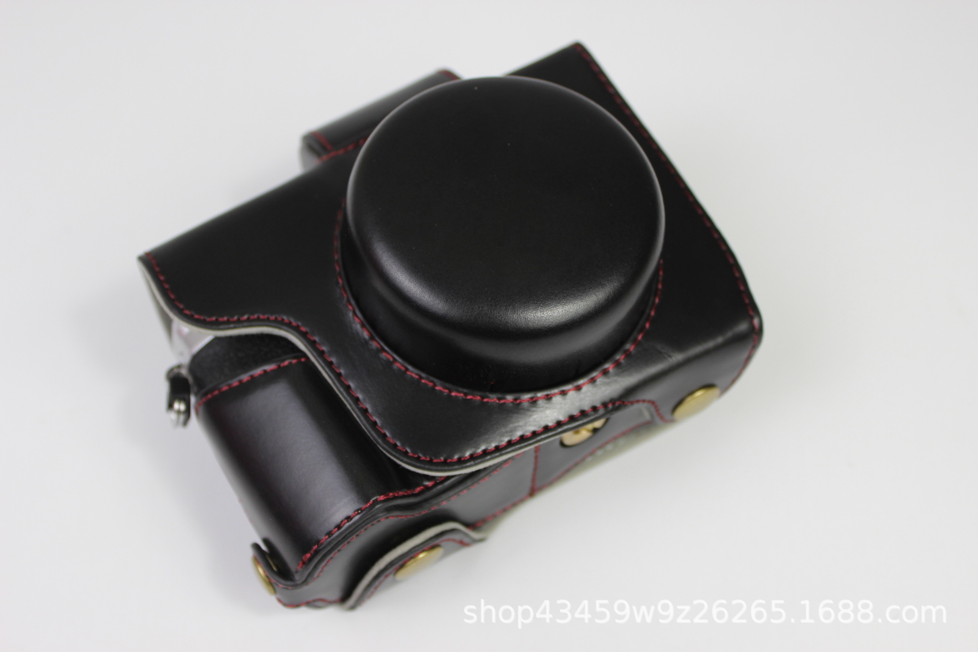 (2개) 올림푸스 EM10 4 세대 카메라 가방 보호 커버 가죽베이스 하프 세트 하나의 어깨 디지털 가죽 가방 렌즈