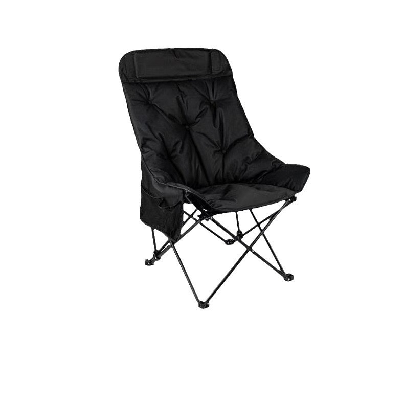 Silla de luna ajustable con respaldo alto de algodón, silla portátil de dibujo de arte, silla de campamento de campo, silla de luna