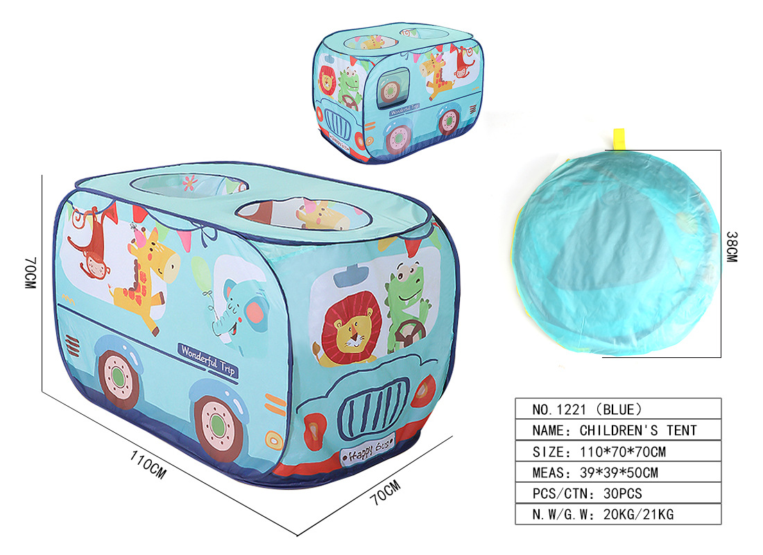 Carrito de Animales Azul