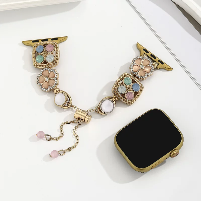 Apple, huawei, watch strap drop-shaped with zircon