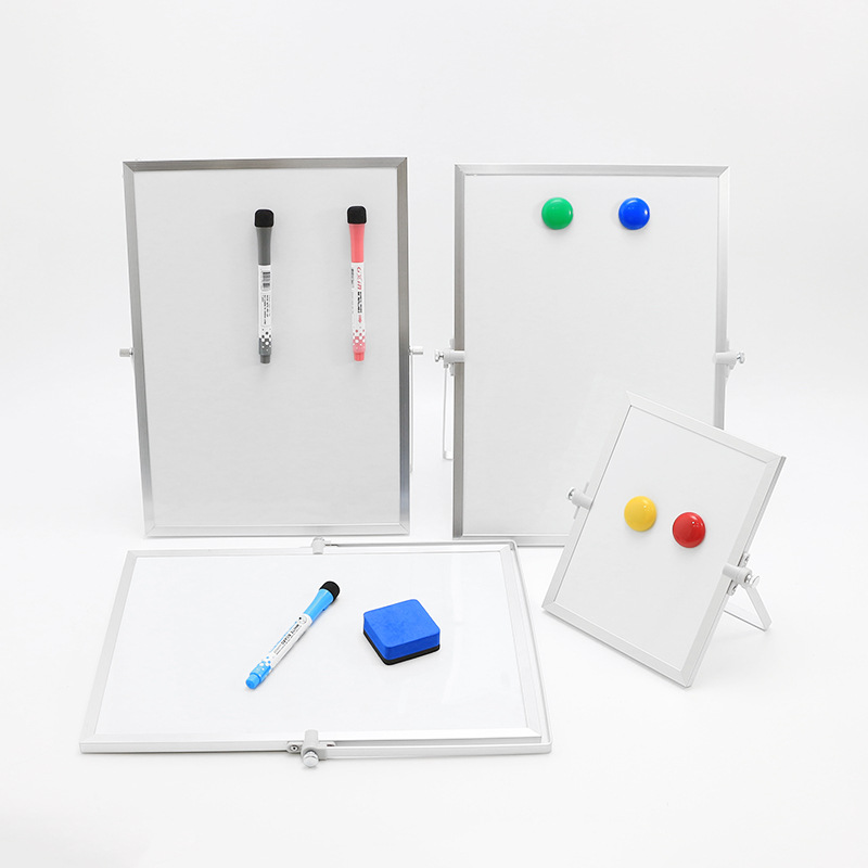 Soporte de escritorio pequeño tablero de escritura pizarra magnética tablero de escritura para niños graffiti mensaje tablero de notas multi-Especificación