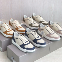 2025夏季DC山羊绒之王新款百搭小白鞋真皮休闲鞋潮流板鞋潮鞋男鞋