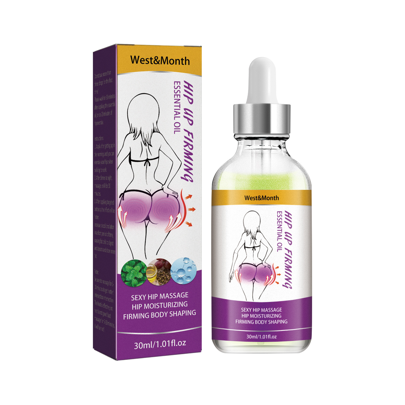 Hip Up Firming Essential Oil For Wrinkle Smoothing And Lifting_voghion.com