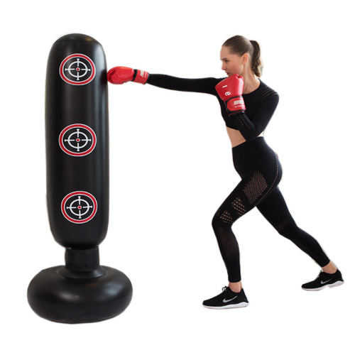 Amazon Toys Inflatable Boxing Post Vertical Adult Inflatable Boxing Sandbag 1.6 Meter Inflatable Tumbler Wholesale