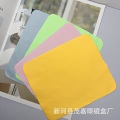 メガネクロス、アイランドシルクスエード、4色メガネクロス、クリーニングクロス、携帯電話スクリーン、ジュエリーワイピングクロス、印刷可能なLO