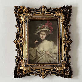 欧式复古金色树脂相框创意婚庆婚纱照画框照片墙相框摆台批发横竖