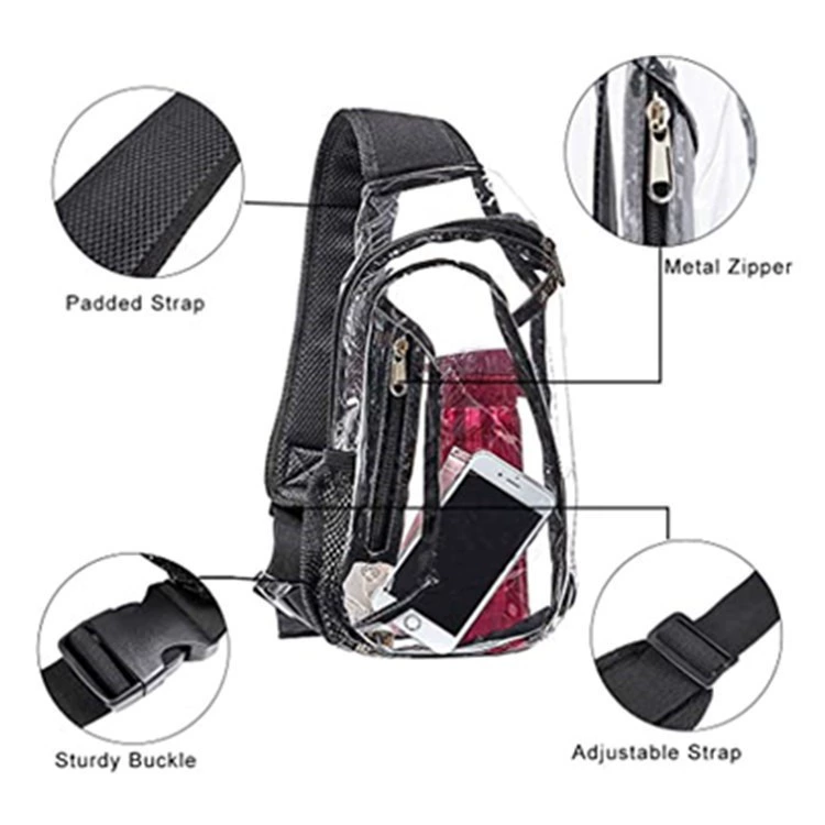 One-shoulder bag PVC, sports shoulder bag, (Cross-border trading), Amazon