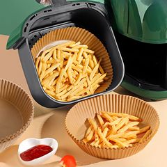 源直供食品級空気フライヤー専用紙油取り紙マット紙家庭用食品シリコン油紙焙煎紙皿