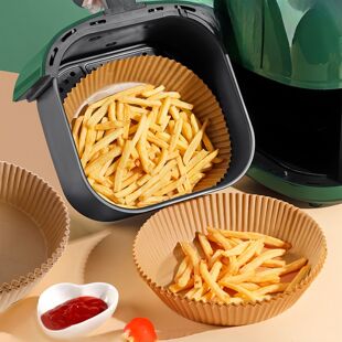Source Direct Supply Food Grade Air Fryer Special Paper Oil Absorbing Paper Pad Paper Household Food Silicone Oil Paper Baking Paper Tray