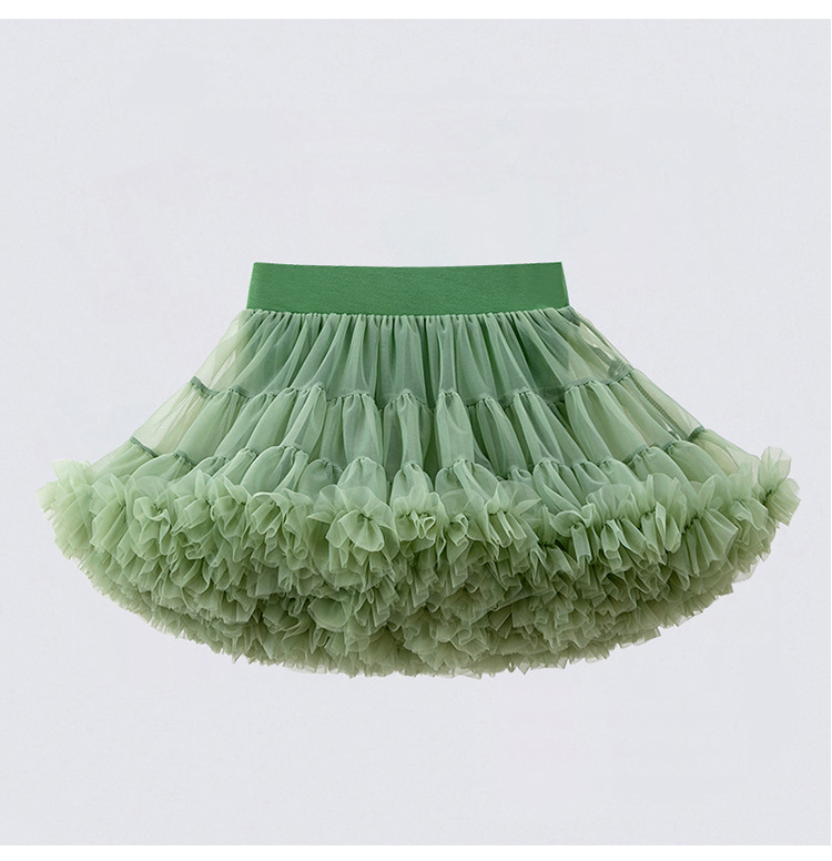 Māte un bērni Otrās paaudzes pilna tīkla vasaras forši stila meiteņu svārki bērnu dienas performances sieta princeses svārki_voghion.com