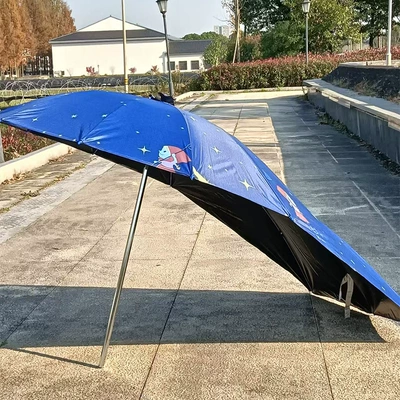 Elektromobil üçün ön şüşə çətiri (günlük) | Delivery Bike Umbrella, Scooter Sun - starry-sky-girl-extended-style-vinyl-single-umbrella-default-item