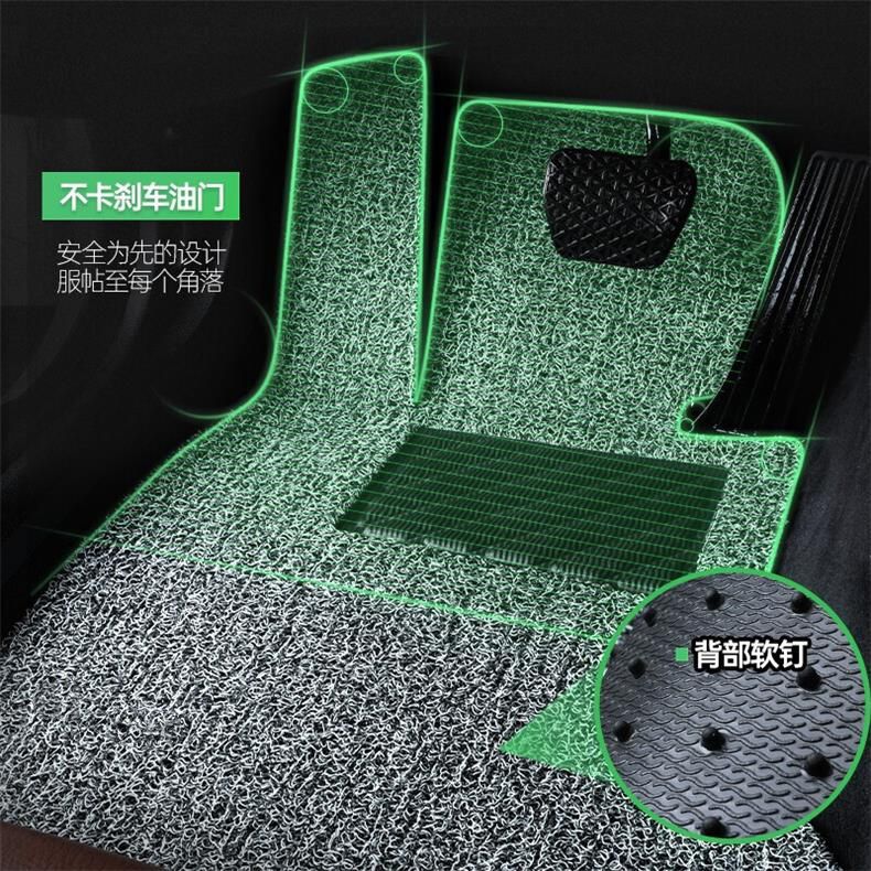 Suitable for Buick Gl8 Floor Mats, Old Gl8Es Lu Zun Fathead Fish, Old Model Seven-Seater Front Row Car Wire Loop Floor Mats