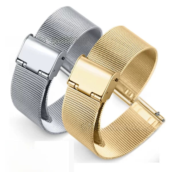 For dw glory ES04 line single buckle Milanese nice strap Samsung Huawei GT2 stainless steel woven mesh strap