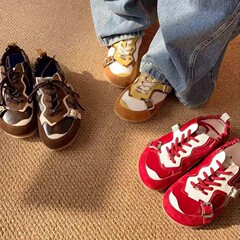 董璇さんは同じタイプの靴を履いて25年の新しいレトロなスポーツの徳訓を合わせて色を合わせてカジュアルな阿甘靴の女性です。