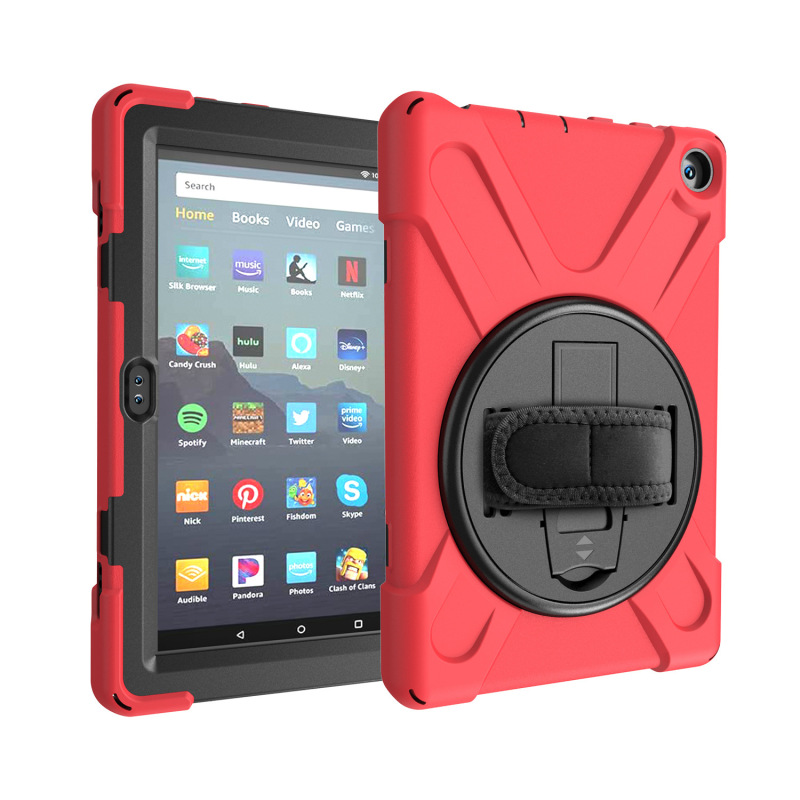 For Amazon kindle Fire 8 e-book 8plus rotating bracket protective cover 2020 protective case