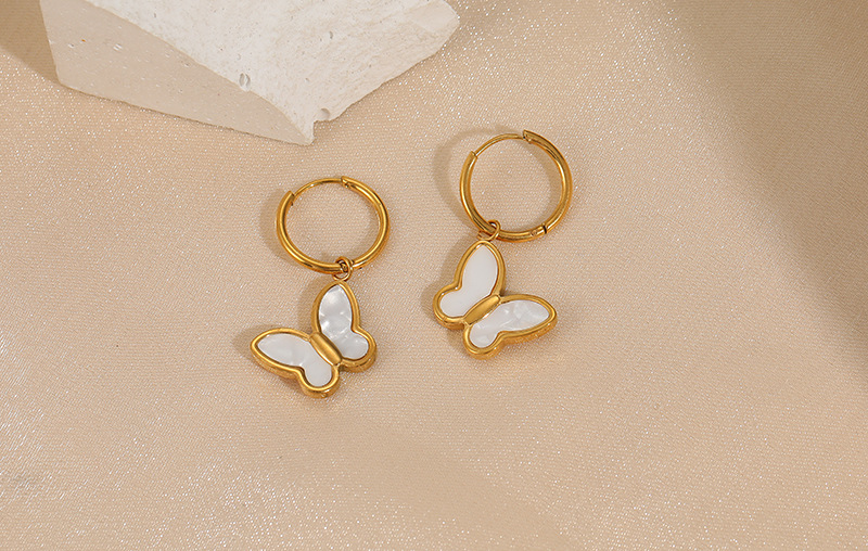 Butterfly Earrings Female European And American Popular Personalized Ins Earring With Same Kind Light Luxury High Sense Fashion Trending Elegant Earrings display picture 4