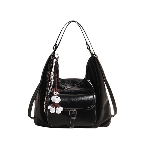 The 2025 trending minimalist versatile bags, made of oil wax leather PU material, with large pockets, suitable for travel and commuting, available in single shoulder and crossbody styles as well as backpack options.