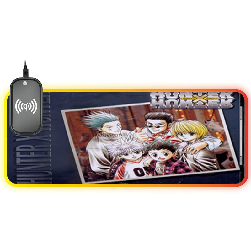 A picture sent on behalf of DIY anime full-time hunter mouse pad computer office large keyboard pad lock edge thickening