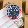 Red and blue circle blue surface