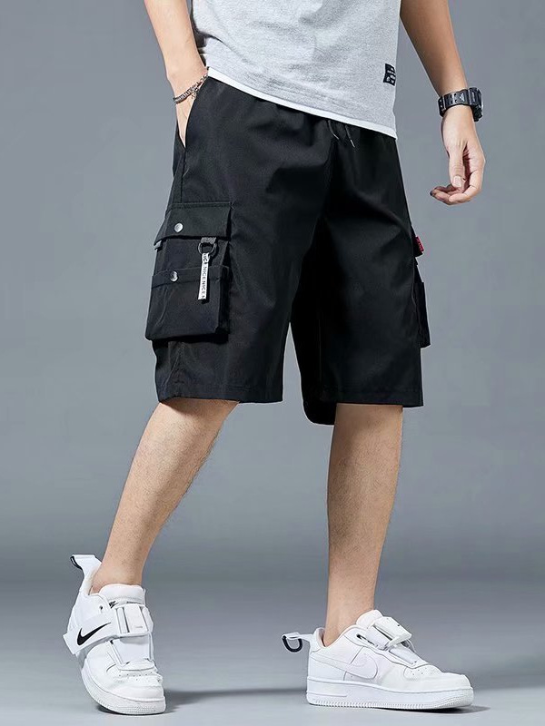 Cross-border Trade Tooling Shorts Men's Summer Loose Casual Pants Korean Fashionable Men's Pants Multi-pocket Pants