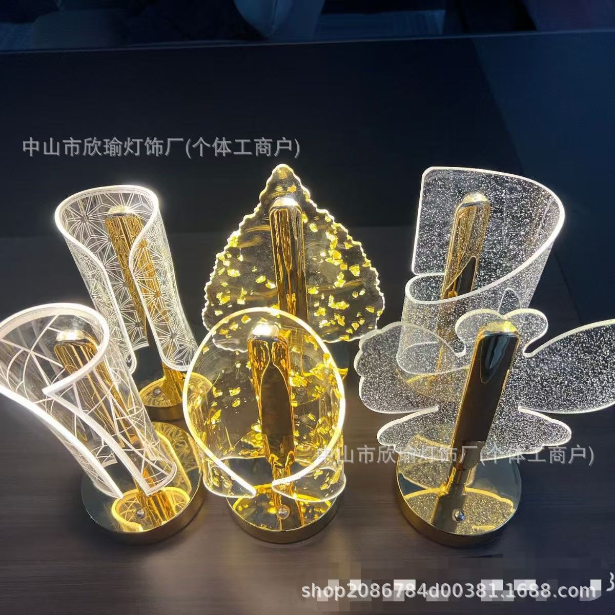 Atmosfera ajustable atenuación lámpara de escritorio decorativa lámpara de escritorio creativa explosión cabezal de cama decoración ligera simple lámpara de cabeza transfronteriza