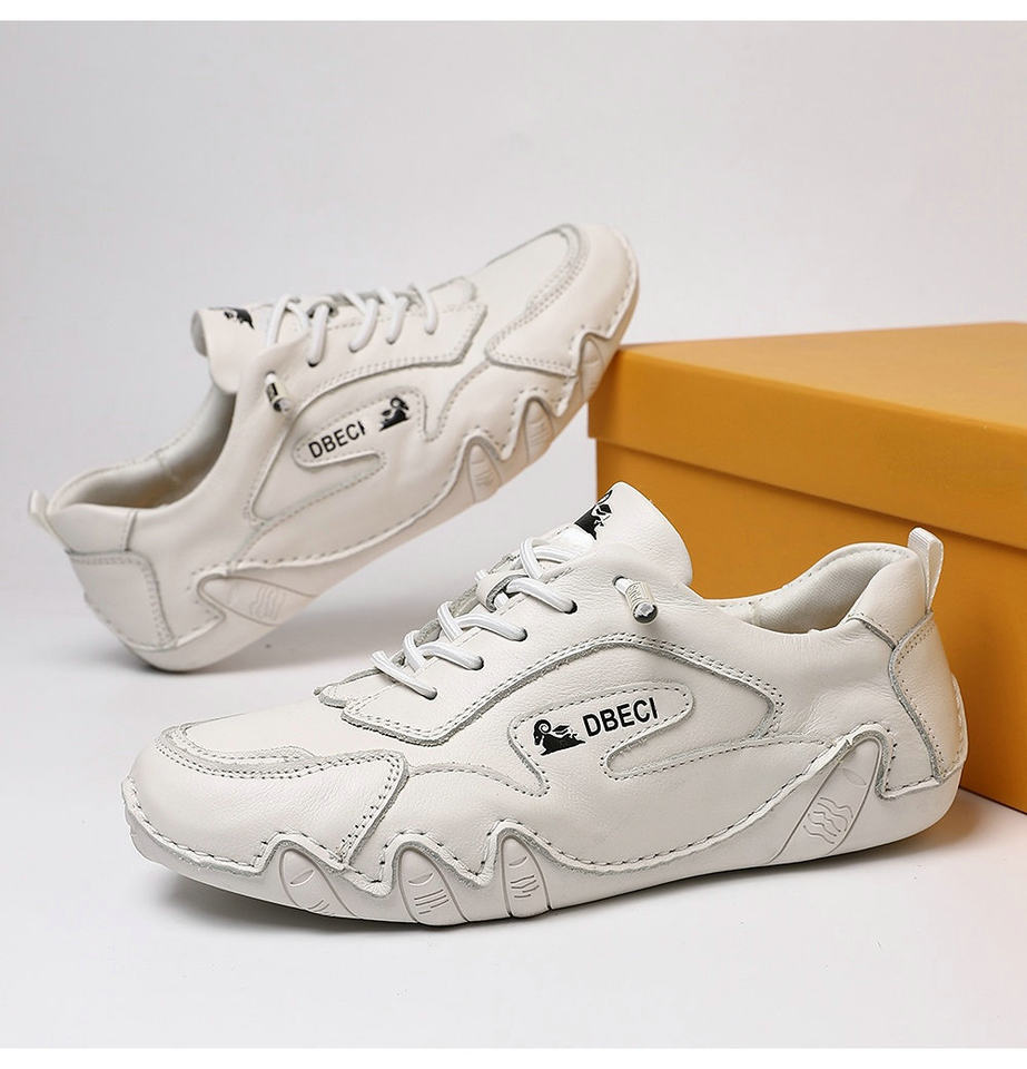 Giày thể thao unisex da thật cỡ lớn, đế bằng, phong cách ngoài trời năng động — 661-3 màu cát, 661-3 màu hồng, 661-3 màu nâu, 661-3 màu trắng chi tiết 43