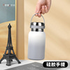 High quality glass stainless steel with glass, capacious handheld thermos, teapot, cup