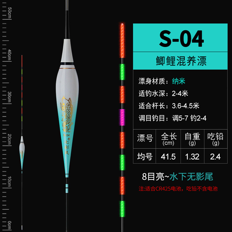 대용량(10개입) 해외직구 찌  // 컬러풀 윈드 S-04 (2.4g) - 배터리로 균일