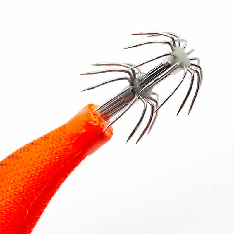 Fishing fake bait, octopus, takoyu road bait far cast ink fish and wood shrimp double -layer umbrella hook iconed bionic hard bait squid bait 4