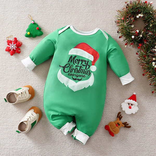 LT124S035 letter Santa Claus Green (polyester+ammonia)