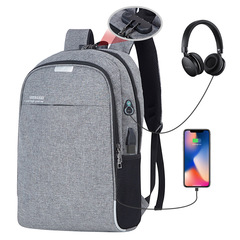 旅行バッグ卸売、USB充電可能、ビジネスリュック、パソコンバッグ、パスワードロック付き多機能リュックサック、盗難防止、耐摩耗性