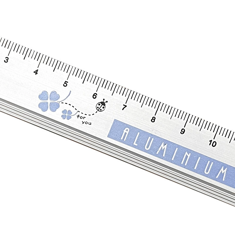 Metal ruler for elementary school students stainless steel, 15cm, wholesale