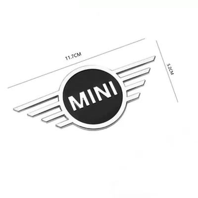 Car logo Decorative Car Logo F - silver-black