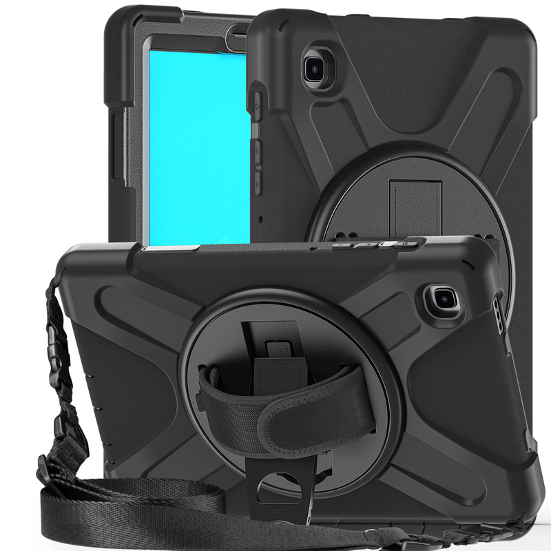 Suitable for Samsung Tab A7 Lite Pirate King Color Silicone Pc Stand Protective Case Strap T225 Tablet Case Suitable for Samsung Tab A7 Lite Pirate King Color Silicone Pc Stand Protective Case Strap T225 Tablet Case