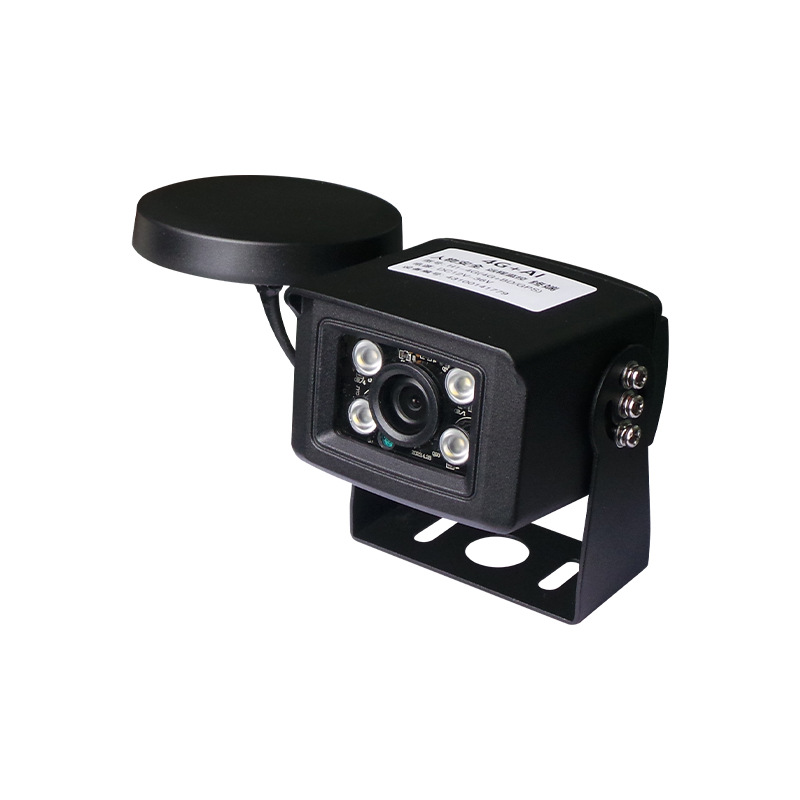 차량 탑재 4G BEIDOU GPS 카메라 AI 휴머노이드 감지 소리 및 빛 경보 카메라는 휴대폰 및 컴퓨터에서 보기를 지원합니다.