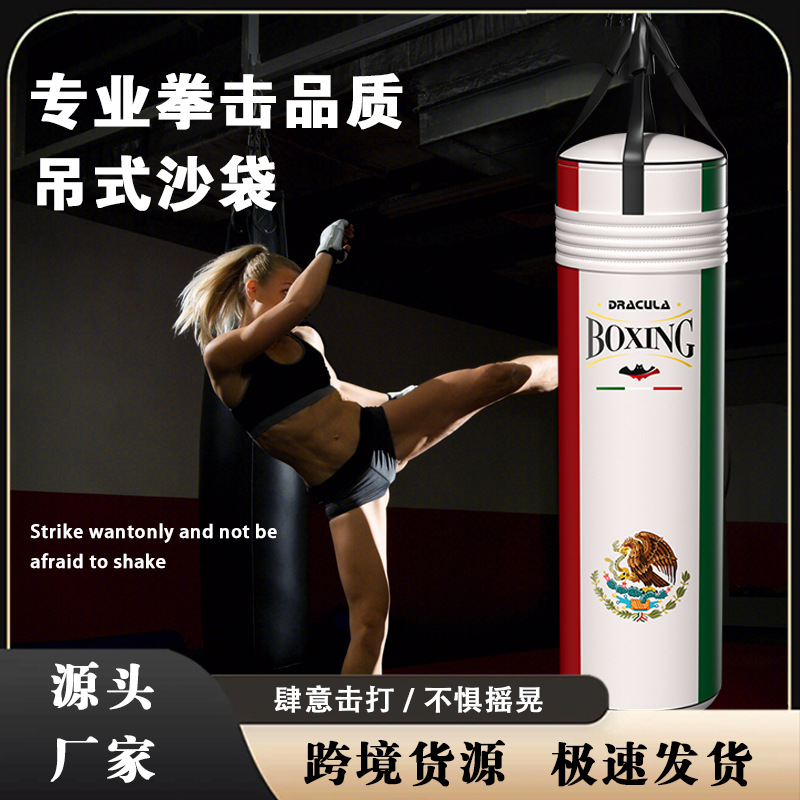 Boxing Sandbag Sanda Martial Arts Fighting Taekwondo Training Vertical Hanging Home Professional Sandbag
