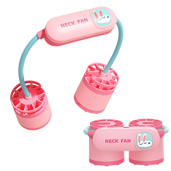 Cartoon handheld travel air fan for students