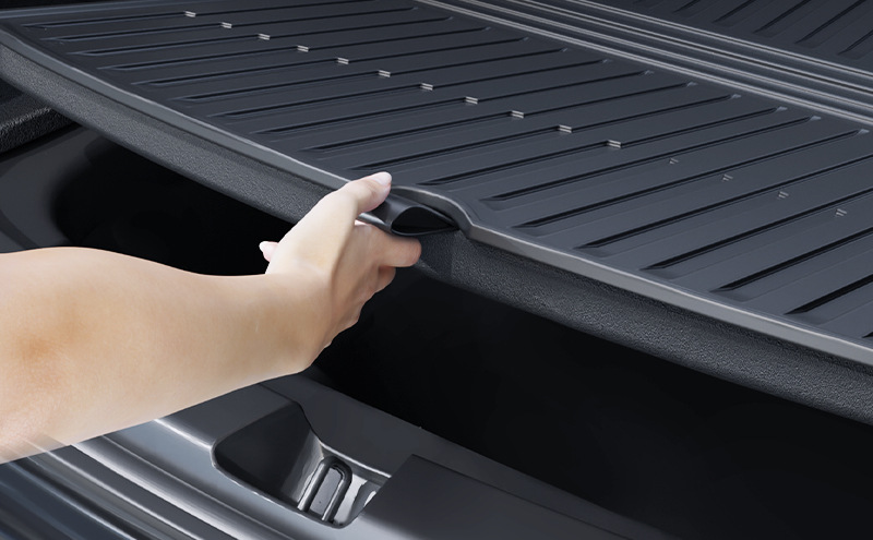 Suitable for the New Version of Tesla Model Y Trunk Mat Tpe Front and Rear Trunk Mat Modified Interior Accessories Wholesale