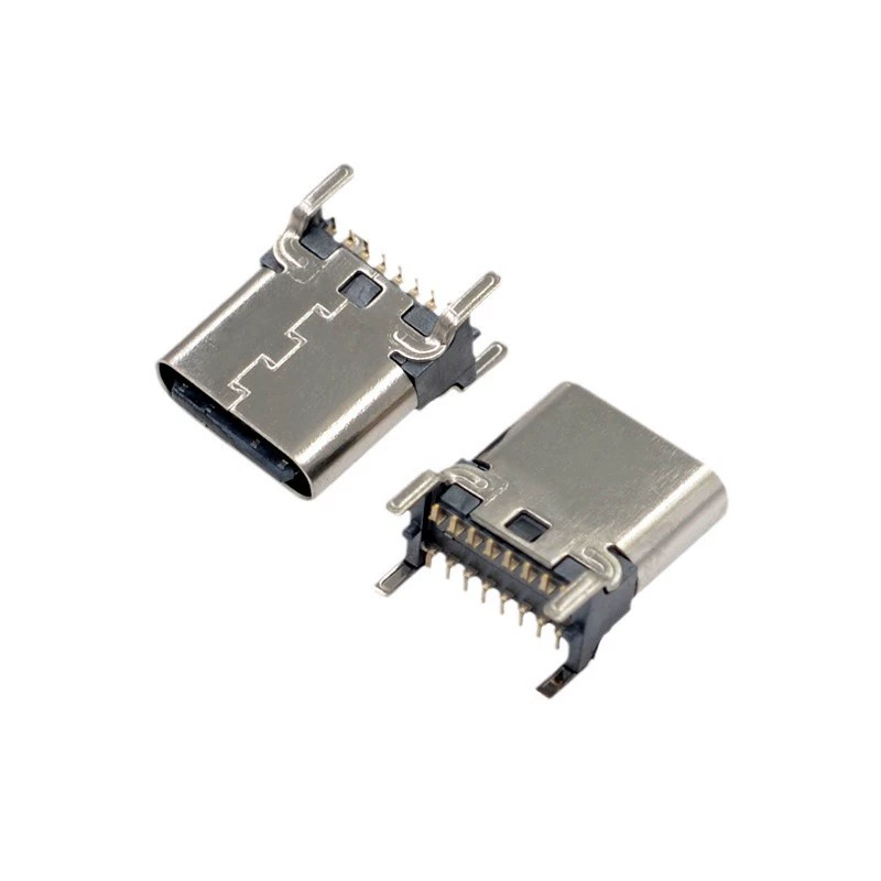 3.1 TYPE-C гнездовая база 16P вертикальная наклейка H9.3 шаг 7.95 вертикальная плата 9.3 интерфейс зарядки Type-C 16P