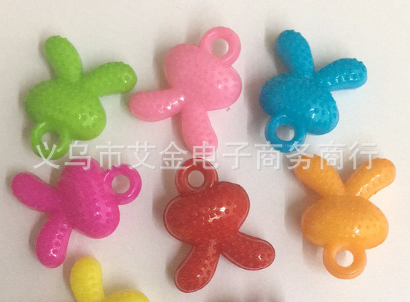 国境を越えた実色の花動物アクリル吊り珠散珠DIY手作りブレスレットビーズアクセサリー|undefined
