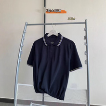 031005  美国长绒棉六角网眼翻领T恤马球衫衫 珠地网眼POLO翻领