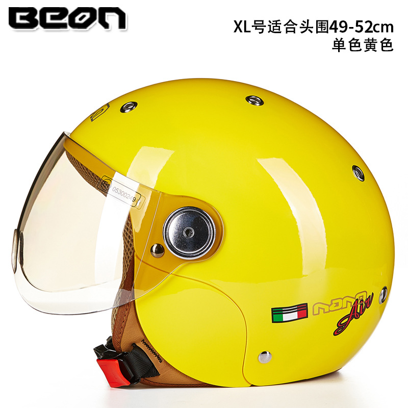 Beon casco para niños medio casco niños y niñas motocicleta coche eléctrico Four Seasons seguridad universal casco certificado 3C